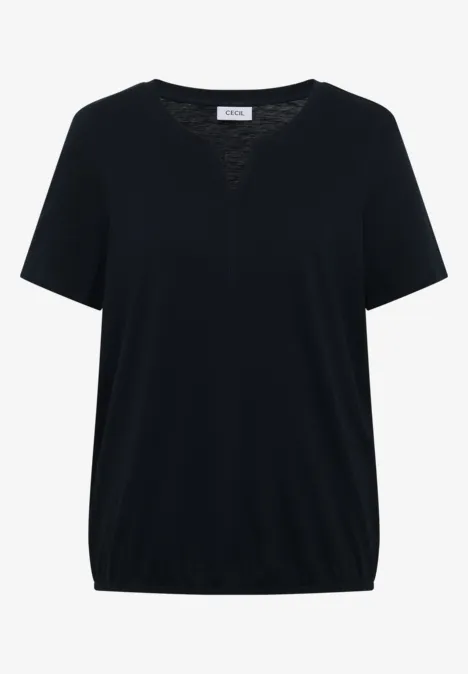 Basic Shirt im Tunika-Look universal blue Basic Shirt im Tunika-Look universal blue