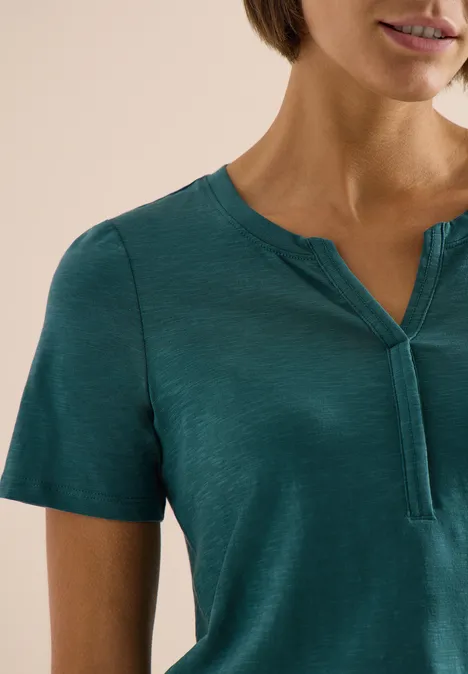 T-shirt de base au look tunique jungle green