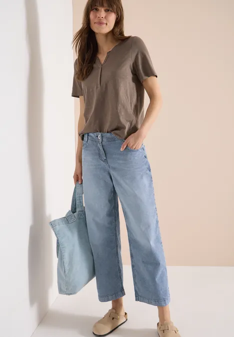 Basic Shirt im Tunika-Look urban taupe Basic Shirt im Tunika-Look urban taupe