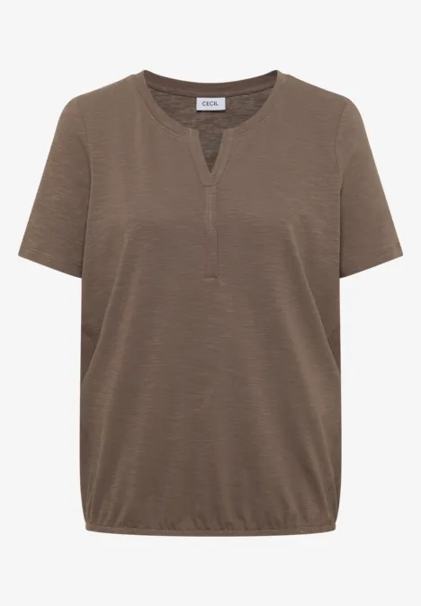 Basic Shirt im Tunika-Look urban taupe Basic Shirt im Tunika-Look urban taupe