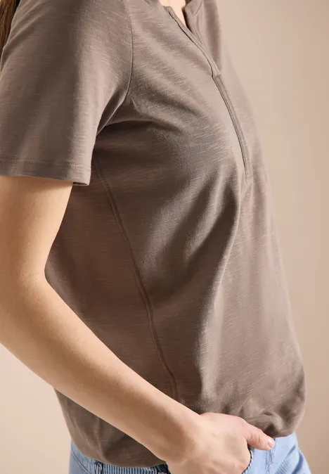 Basic Shirt im Tunika-Look urban taupe Basic Shirt im Tunika-Look urban taupe