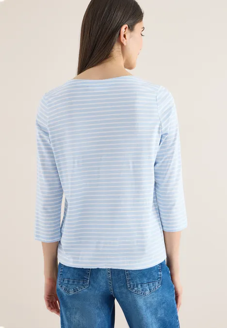 Gestreiftes Shirt light sky blue Gestreiftes Shirt light sky blue