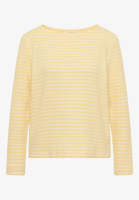 Koszula w paski iced yellow melange