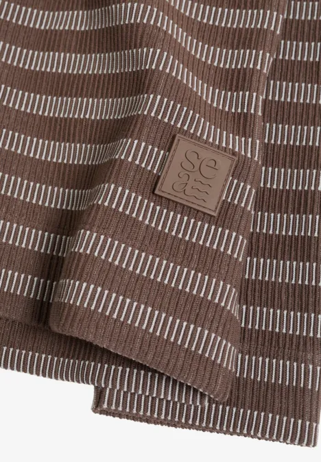 Gestreiftes Shirt urban taupe