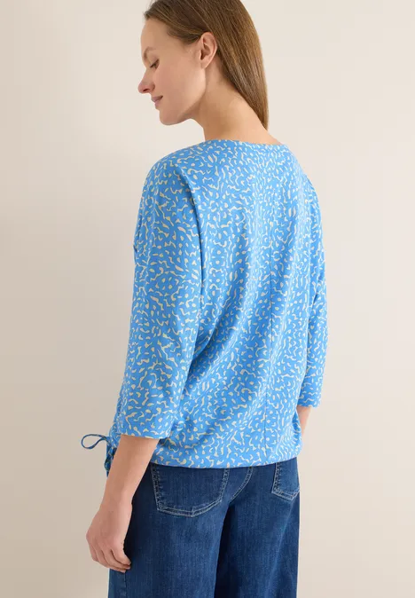 Shirt mit Minimal Print fountain blue Shirt mit Minimal Print fountain blue