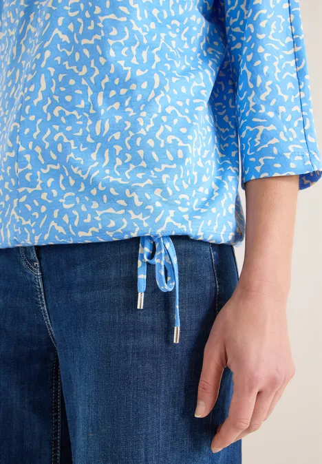 Shirt mit Minimal Print fountain blue Shirt mit Minimal Print fountain blue