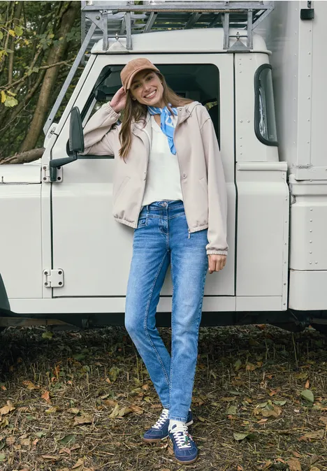 Bluzka o wyglądzie tuniki vanilla white