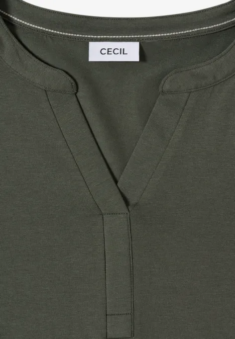 Shirt im Tunika-Look khaki