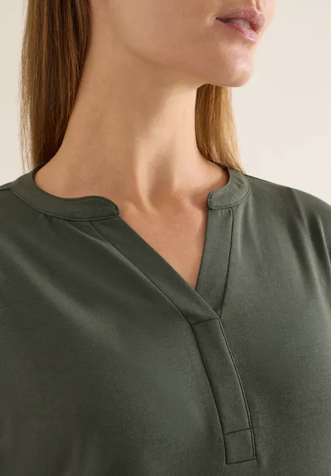 Shirt im Tunika-Look khaki