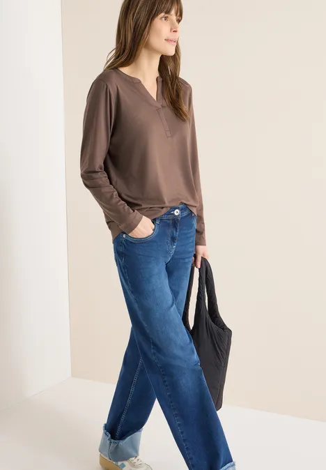 Bluzka o wyglądzie tuniki urban taupe