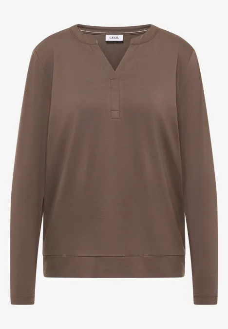 Bluzka o wyglądzie tuniki urban taupe