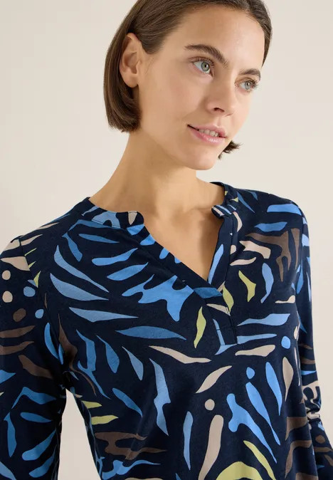 Shirt im Tunika-Look universal blue Shirt im Tunika-Look universal blue