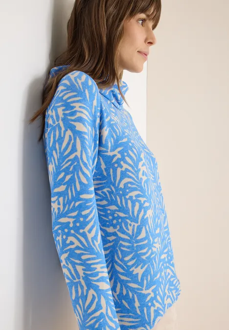 Two-Tone Shirt fountain blue melange Two-Tone Shirt fountain blue melange