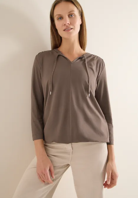 Shirt im Tunika-Look urban taupe
