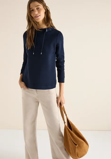 Shirt mit Tape-Detail universal blue