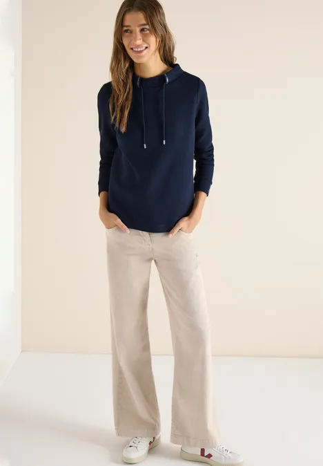 Shirt mit Tape-Detail universal blue