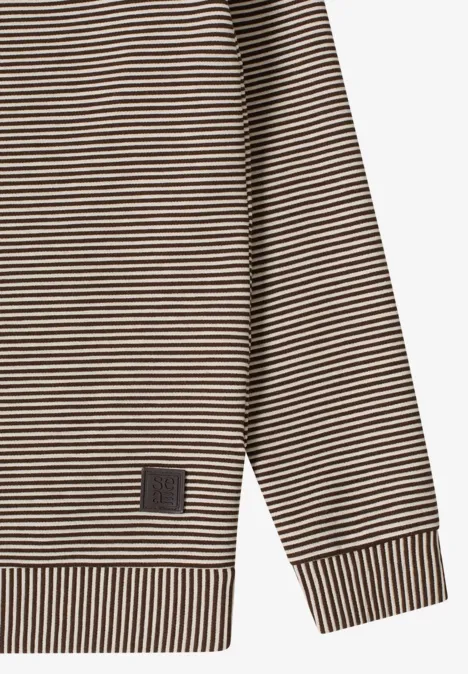 Gestreifte Jacke urban taupe Gestreifte Jacke urban taupe