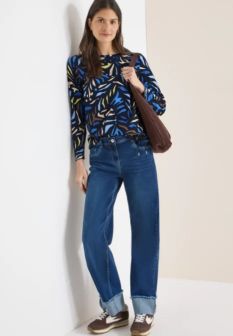 Shirt met patroon universal blue Shirt met patroon universal blue