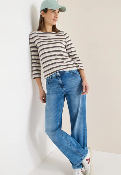 Gestreiftes Shirt urban taupe Gestreiftes Shirt urban taupe