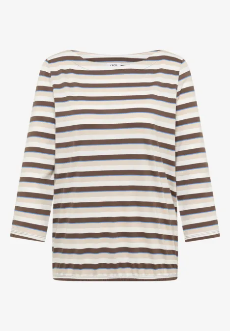 Gestreiftes Shirt urban taupe Gestreiftes Shirt urban taupe