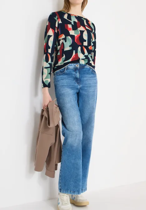 T-shirt à motifs universal blue T-shirt à motifs universal blue