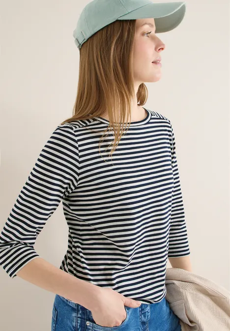 T-shirt à rayures universal blue