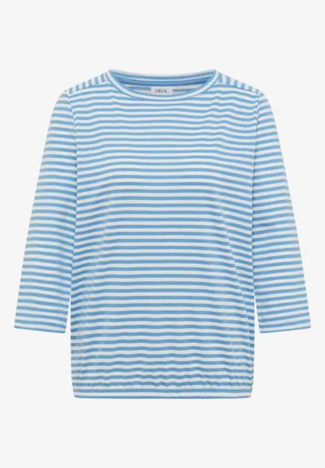 T-shirt à rayures cloud blue