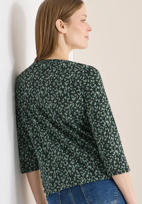 T-shirt à motifs khaki