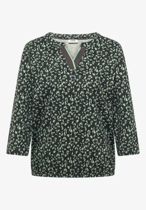 T-shirt à motifs khaki