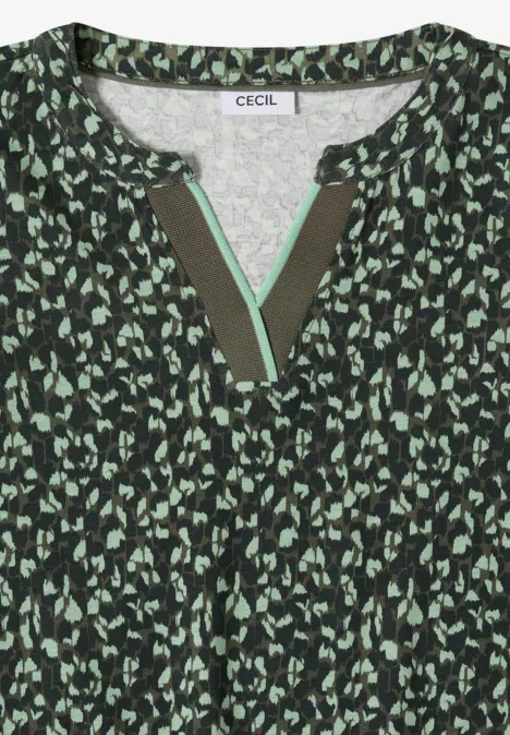 T-shirt à motifs khaki