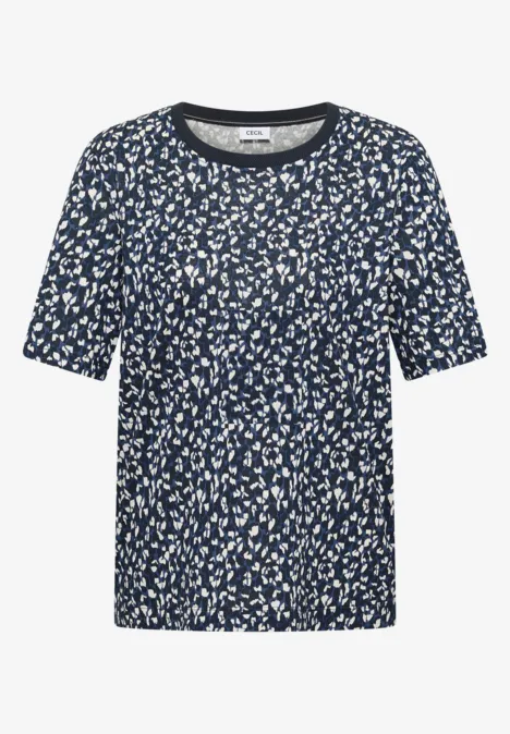Wzorzysta koszulka universal blue Wzorzysta koszulka universal blue