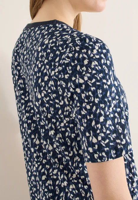 Wzorzysta koszulka universal blue Wzorzysta koszulka universal blue