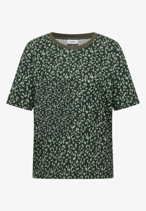 T-shirt à motifs khaki