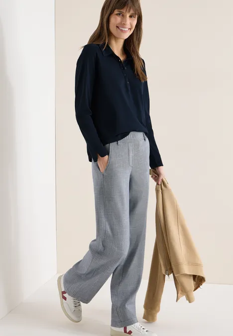 T-shirt avec détail de boutons universal blue