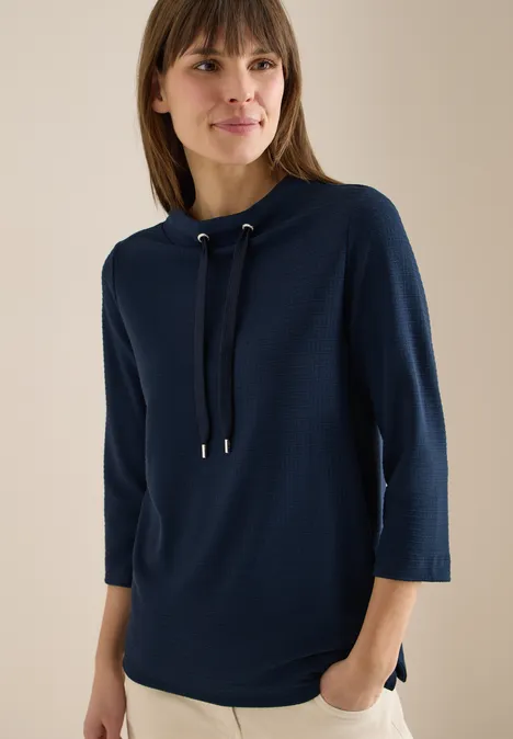 Strukturshirt universal blue