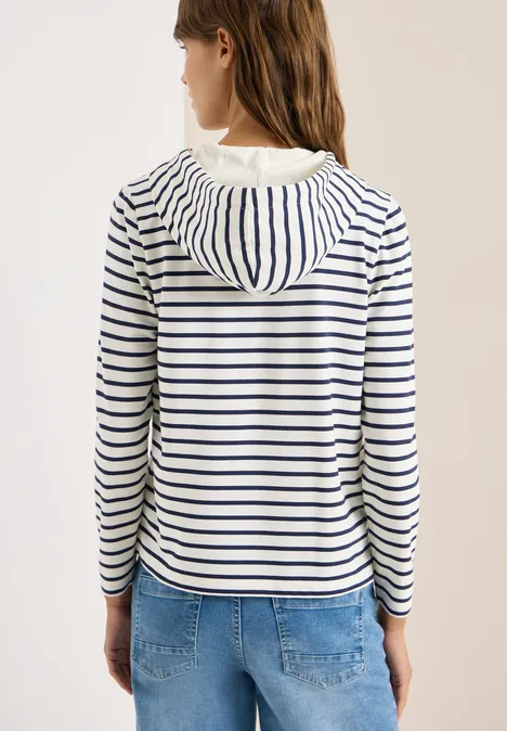 Sweat à capuche rayé universal blue