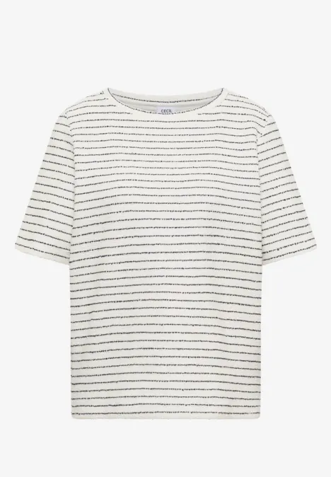 Koszulka w paski vanilla white Koszulka w paski vanilla white