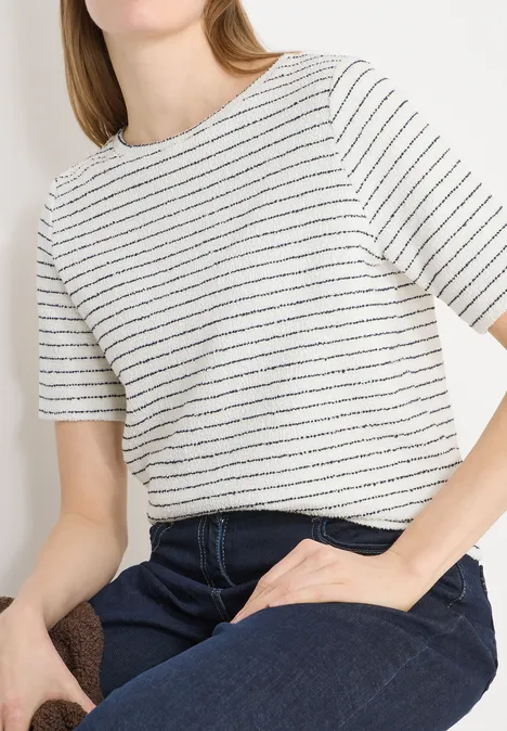 Koszulka w paski vanilla white Koszulka w paski vanilla white