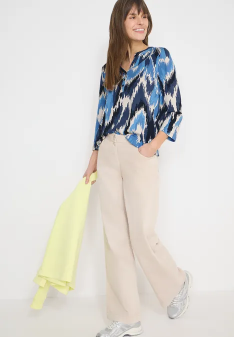 T-shirt au look tunique cloud blue