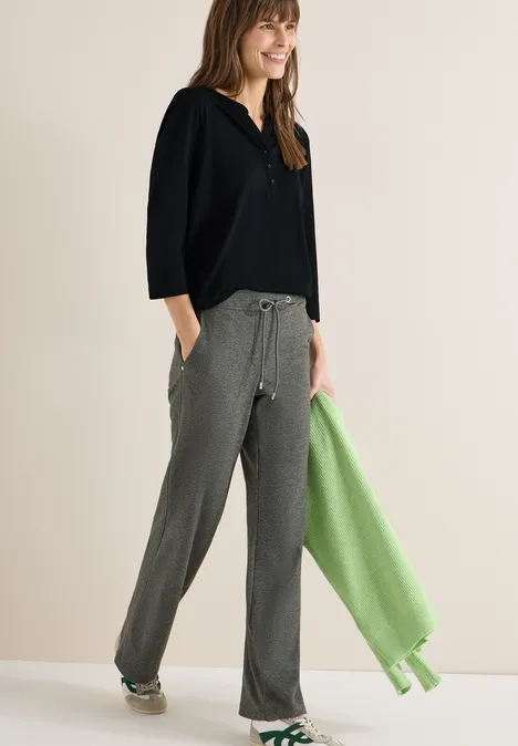 T-shirt au look tunique Black