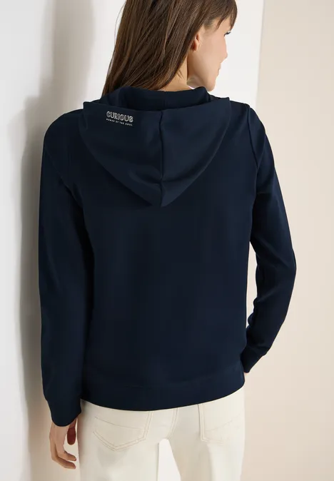 Sweat à capuche avec imprimé universal blue