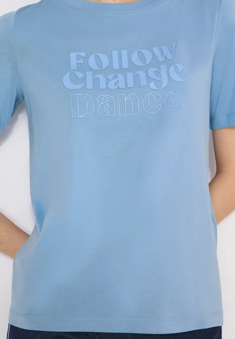 Koszulka z nadrukiem cloud blue Koszulka z nadrukiem cloud blue