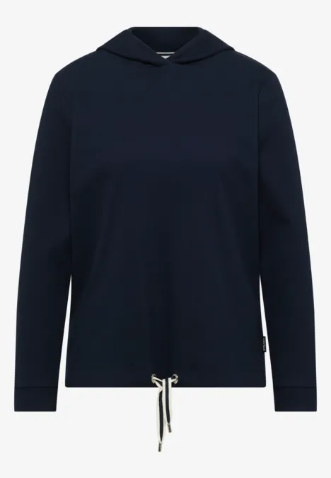 Hoodie en structure côtelée universal blue