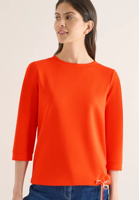 Chemise Soft Touch cherry tomato orange