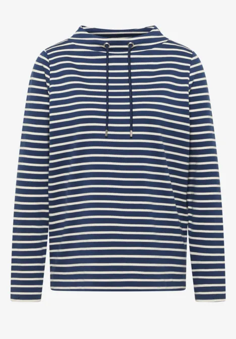 T-shirt à rayures sporty denim blue