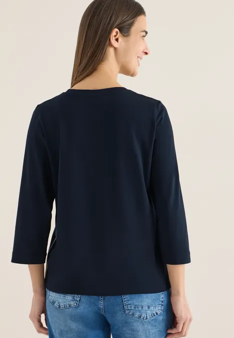 T-shirt avec détail tape universal blue