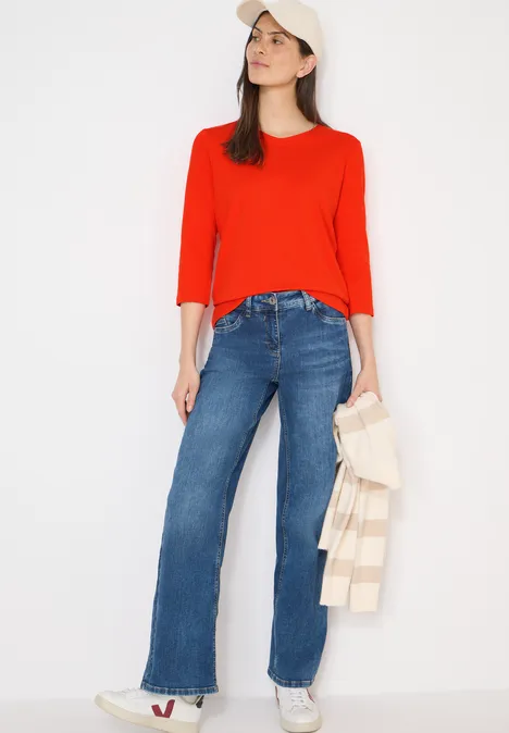 Koszulka Basic cherry tomato orange