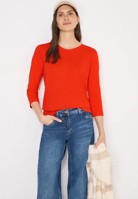 Koszulka Basic cherry tomato orange