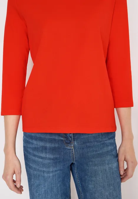 Koszulka Basic cherry tomato orange