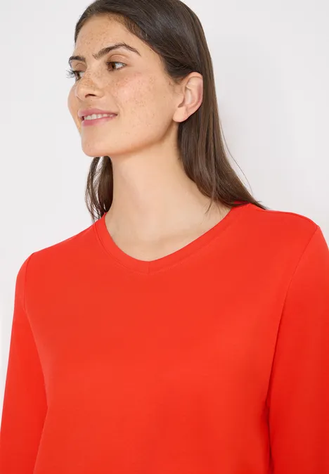 Koszulka Basic cherry tomato orange